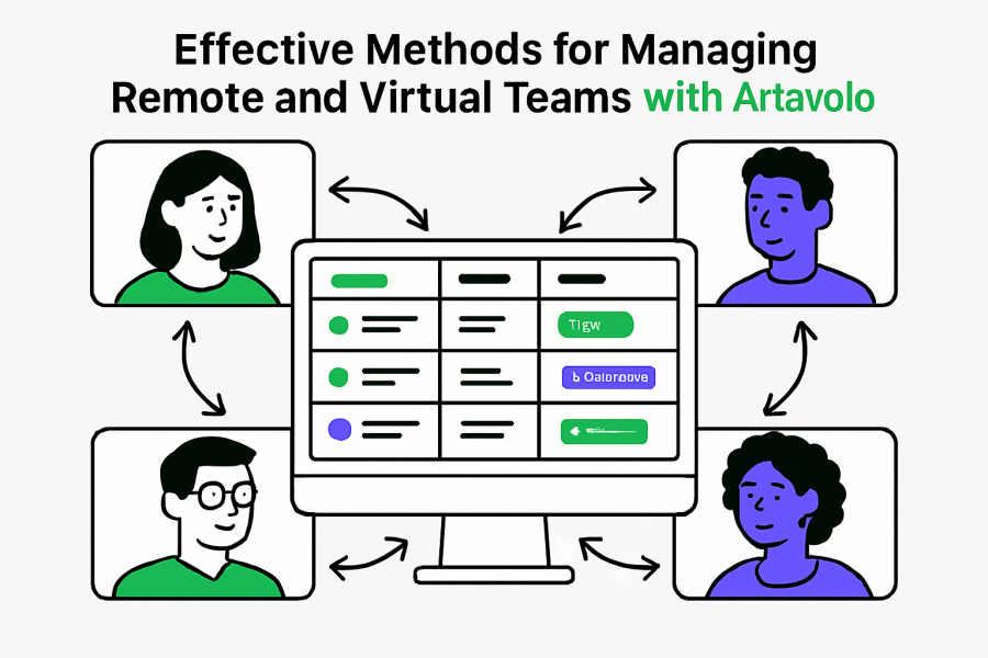 Effective Methods for Managing Remote and Virtual Teams with Artavolo
