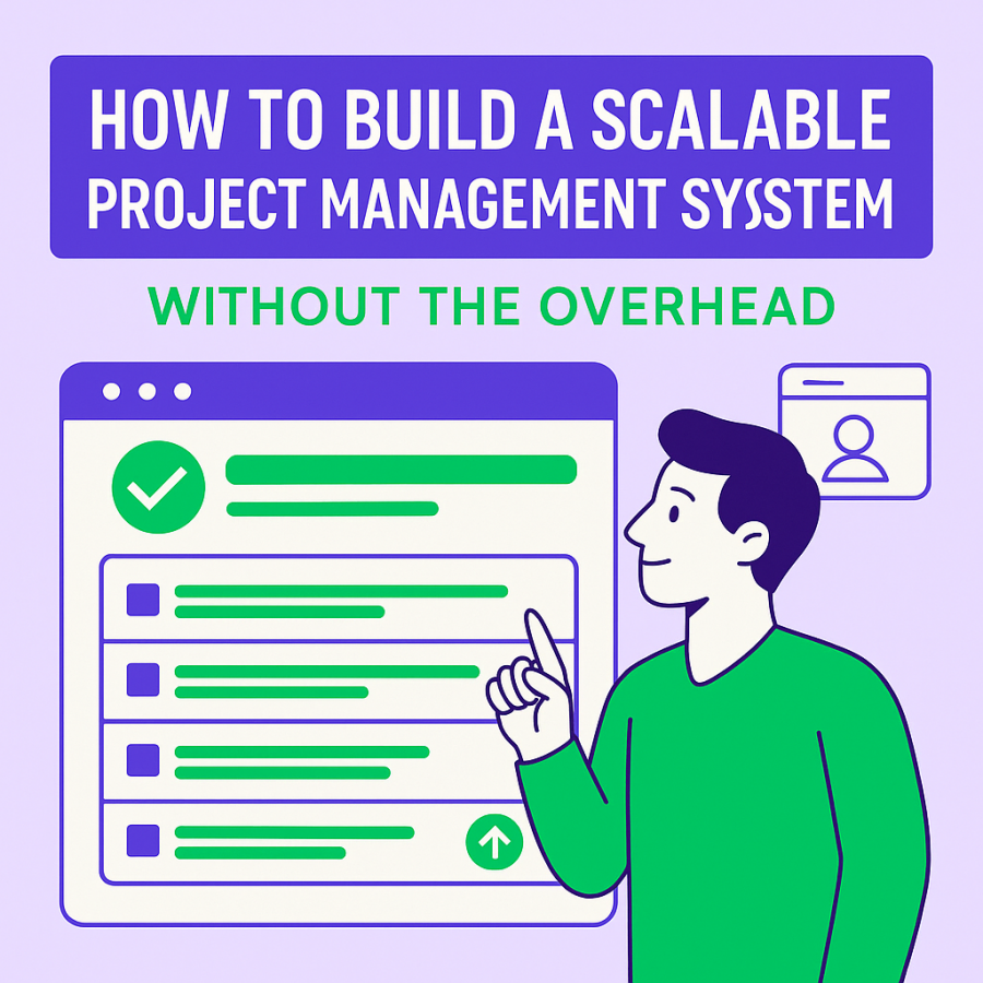 How to Build a Scalable Project Management System Without the Overhead