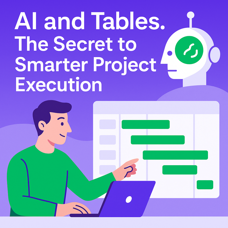AI and Tables. The Secret to Smarter Project Execution