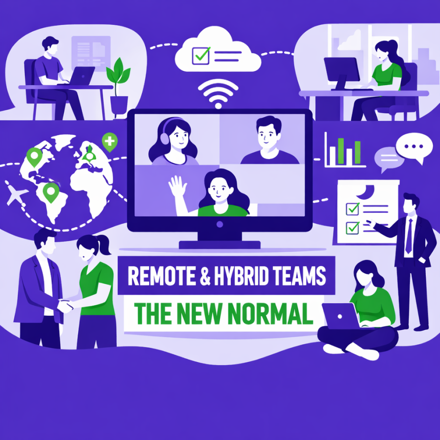 Remote & Hybrid Teams Are No Longer a Trend — They’re the New Normal